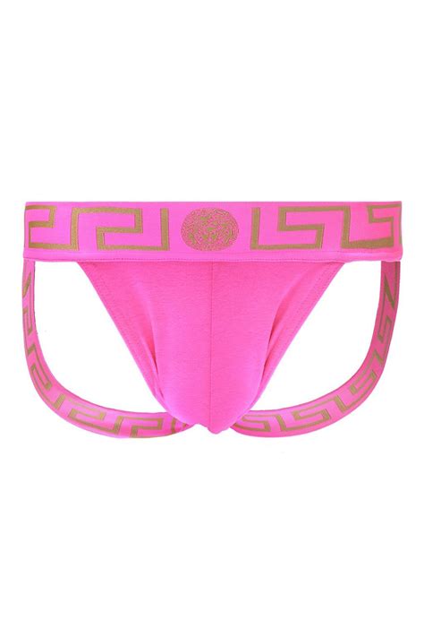 versace pink jockstrap